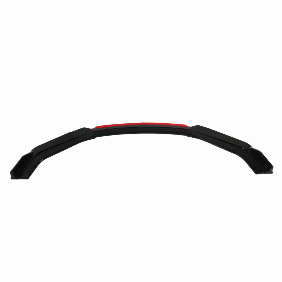 165Cm Universal Glossy Front Bumper Lip Diffuser For Vehicles Black 3191369279903