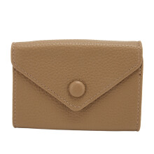 Compact RFID Blocking Wallet With Unisex Design Slim Lightweight Genuine Leather Envelope Style Front Pocket Organizer For Cards Cash Minimalist
