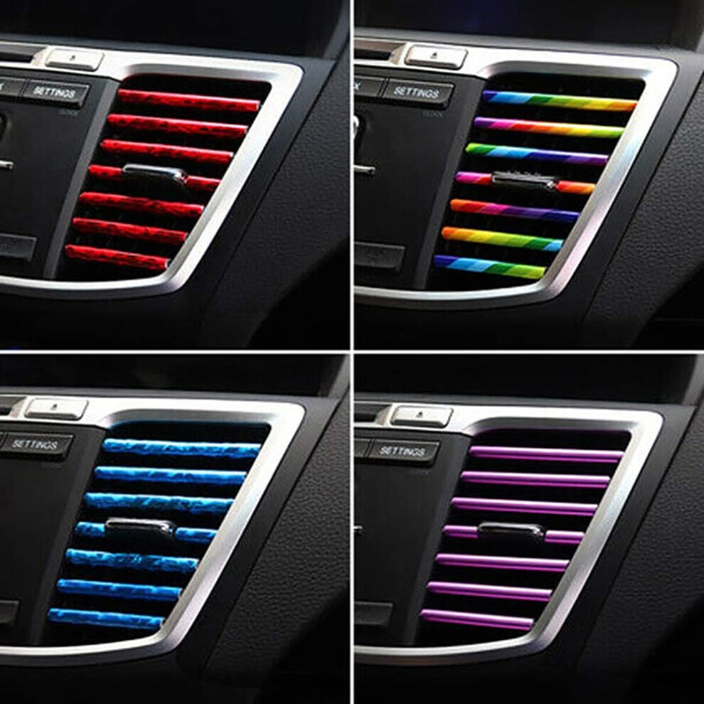 Car Air Vent Styling, Personalized Decoration For Car Air Conditioner Outlet, Car Interior Accessories Featuring Bendable Diy Strips For Universal 9169997035301