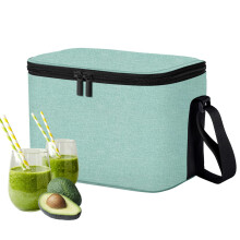 Portapranzo portatile per borse termiche, borsa termica con rivestimento in pellicola di alluminio e tracolla regolabile, nylon leggero e