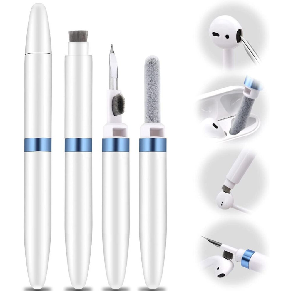 Flocking Sponge For Wireless Earbuds Cleaner, Multi-Function Cleaning Pen & Portable Cleaning Tool Ensures Charging Box Hygiene, 4 In 1 Upgrade 9405630836813