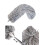 Bendable Microfiber Head Duster for High Ceilings, Extendable Duster with Flexible Design and Telescopic Rod, Washable Reusable Duster with 5