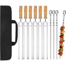 Grill Master's Choice, Σουβλάκια Κεμπάπ Μεγάλο Μέγεθος Εύκολη Αφαίρεση Τροφίμων