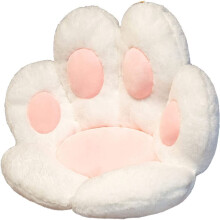 Cadeau idéal pour un coussin de sol douillet, son design ergonomique offre une assise confortable et chaude, son adorable motif de patte de chat