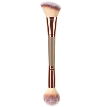 Flawless Face Self Tanning Applicator, Premium Soft Bristles, Designed for Natural-Looking Tans, Multi-functional Double Head Makeup Brush for