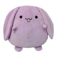 Almofada cilíndrica para o corpo, para crianças e adultos, com design colorido e vibrante, em formato de bichinho de pelúcia com expressão doce e