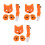 3Sets Volwassen : Masker, En Handschoenen Set 8