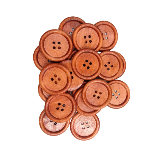 30Ud Botones De Madera Para Café 4 Decorativos 2