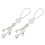 2St Auto Hanger Metaal En Wit Decor 1