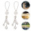 2St Auto Hanger Metaal En Wit Decor 6