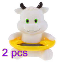 2Pcs Baby Bath White Floating Digital Toy for Tub and Pool