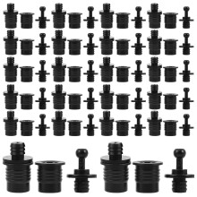 120St Duurzame Zwarte Speaker Grillsnap Clips Voor Thuis En Theater