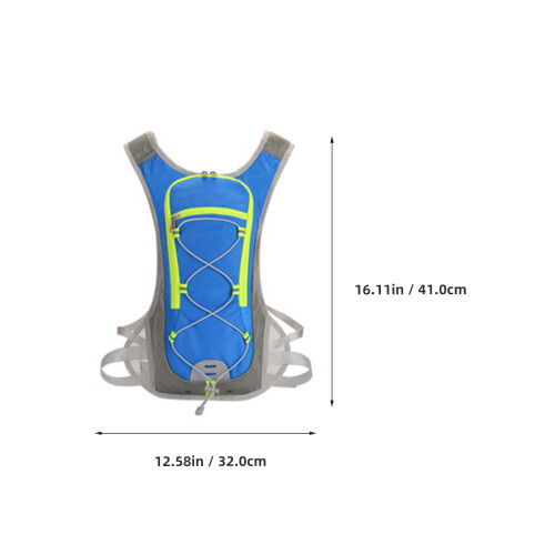 Blue Leakproof Backpack with Bladder Lightweight for Cycling 2