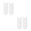 30St Witte Plastic Petrand Steun DIY Petherstel Crafting 9
