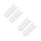 30St Witte Plastic Petrand Steun DIY Petherstel Crafting 10
