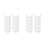 30St Witte Plastic Petrand Steun DIY Petherstel Crafting 4