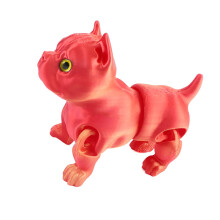 3D Printed Dog Toy For Dogs Stress Relief-Brilliant red gold