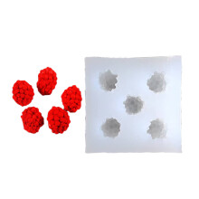 Fruit Silicone Molds 5/6 Cavities Silicone Mould for Candle-A
