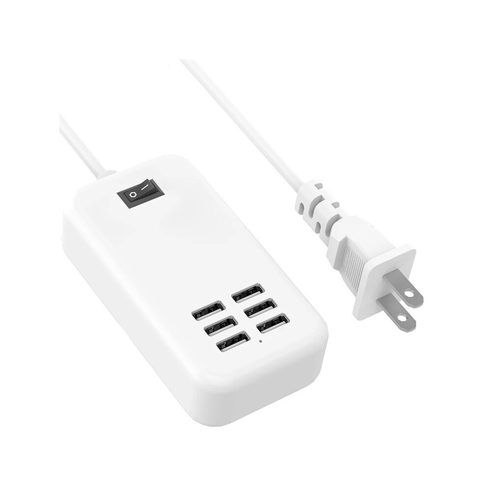 Compact Usb Charging Station, Safe & Efficient Power Hub Strip For Multiple Devices (Advanced Technology, Travel-Friendly Design) 9128293965972