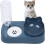 Pet Dining Delight, αφαιρούμενη ταΐστρα κατοικίδιων με αυτόματο διανομέα νερού, που 1