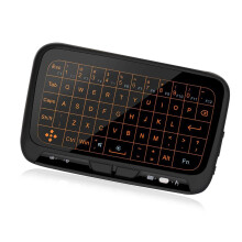 Kabellose Tastatur- und Touchpad-Maus-Kombination, Mini-Handfernbedienung, multifunktionales Aufbewahrungsregal mit 2,4-GHz-Konnektivität, breite