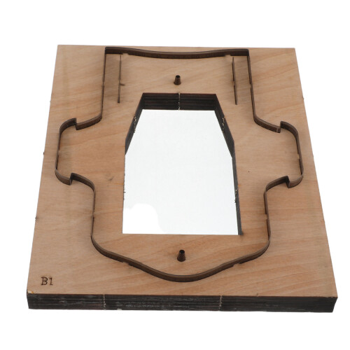 Gabarits Cuir Bois Pour Découpe Précise Porte-Cartes DIY