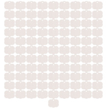 100 Stück Halsketten-Verpackungskarten, leichte-Weiß