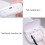 Display Rechargeable Toothbrush Dryer Wall Mounted Holder-White 7