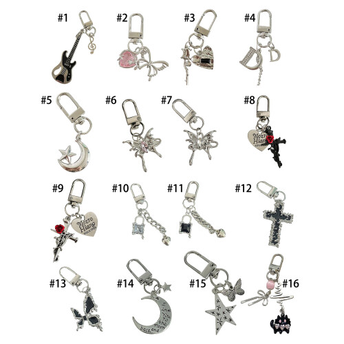 Lightweight Electric Guitar Keychain-   ECG black cat 1