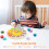 Ρολόι Montessori για την Πρώιμη Μάθηση με Διαλογή Σχήματων, Ώρα Διδασκαλίας για Παιδιά 4