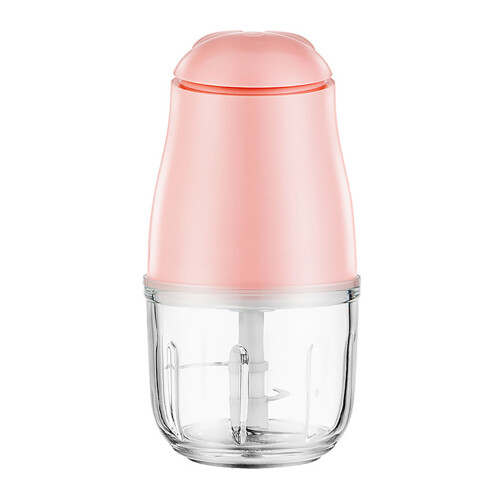 Elektrischer Fleischwolf Mini Pink Tragbarer Fleischwolf, Multitasking 1