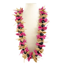 Collier de ruban coloré, colliers de fleurs, décoration-Jinhong