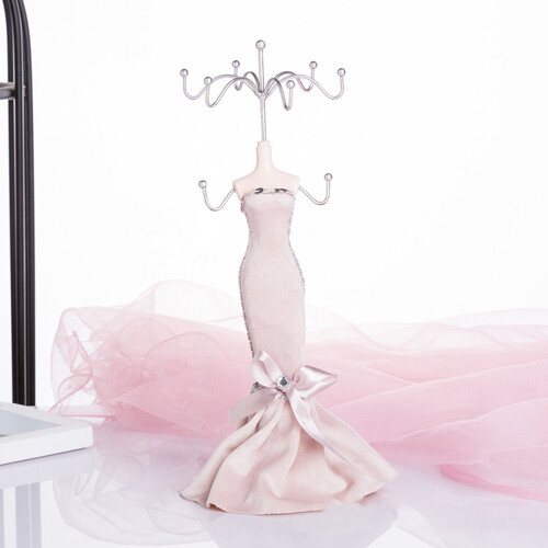 Modern Doll Model Display Shelves-Colorful shiny blue 2