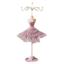 Chic Jewelry Tower Rack Rotating Doll-Purple Painted No. 4