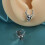 Goth Stainless Steel Skull Ear Ornaments Ear Stud-rabbit 7