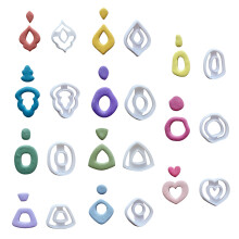 11 stuks klei sieraden mallen voor oorbellen geometrische