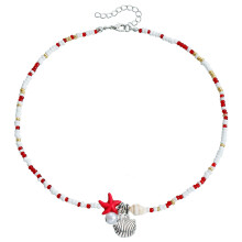 Artistic Beaded Necklace Elegant Delicate Beaded Choker-04
