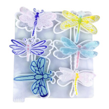 Moule en Silicone robuste pour porte-clés libellules, en cristal
