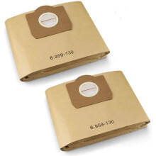 Sacos de aspirador de pó duráveis, manutenção simplificada, sacos de filtro de papel ecológicos, filtragem de alta eficiência para uso úmido e