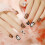 Κιτ DIY Nail Art, Επαναχρησιμοποιήσιμα ψεύτικα νύχια με αυτοκόλλητο υπόστρωμα για 2
