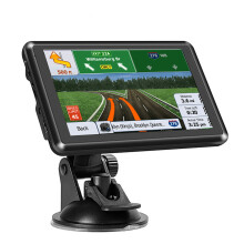 Navigateur GPS haute définition, écran tactile avec itinéraire personnalisé pour camions, mises à jour cartographiques à vie et suggestions de