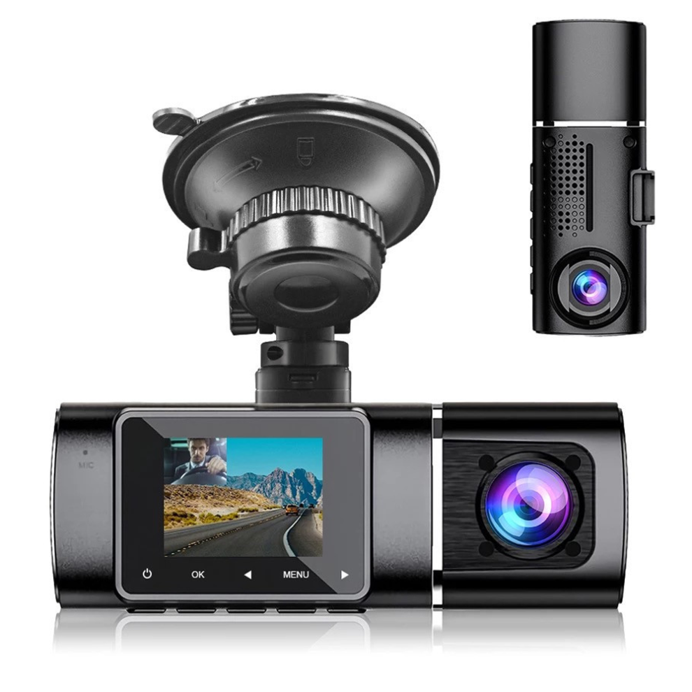 Wide-Angle Field Of View Dual Dash Cam, Infrared Night Vision Car Camera For Taxi Accident Lock, Loop Recording Function, Easy Installation Dash Cam 9128293032032