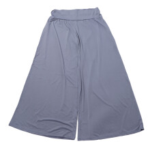 Hellblau Milchfaser Hose mit weitem Bein 3XL 107cm