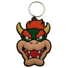 Super Mario Rubber Bowser Keyring