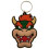 Super Mario Super Mario Rubber Bowser Keyring 1