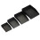 5Pcs Convenient Stainless Gems Picking Scoops for-Black 1