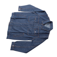 Langärmliges Industrie-Arbeitsshirt XXL 180# Baumwolle Blau für Bauwesen