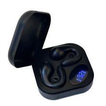 Offene Ohr Bluetooth-Kopfhörer Ohrbügel Kabellos Sport Lauf Schwarz