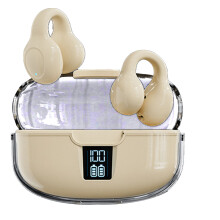 Bezdrôtové Bluetooth slúchadlá do uší s LED displejom, potlačením hluku, stereo zvukom, dotykovým ovládaním, vodeodolné, s dlhou