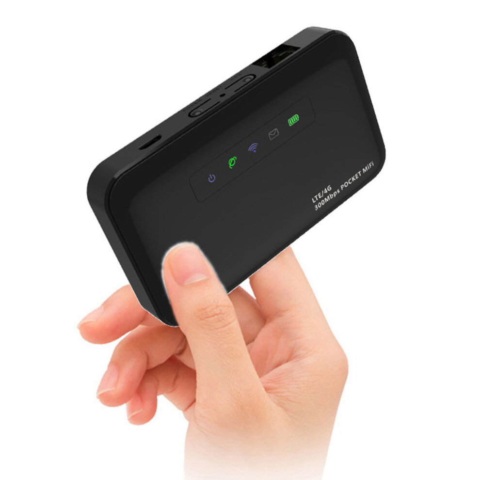 300Mbps 4G Wifi Router With Micro Sim Slot For 8 Users & 2600Mah Battery 5041369289472